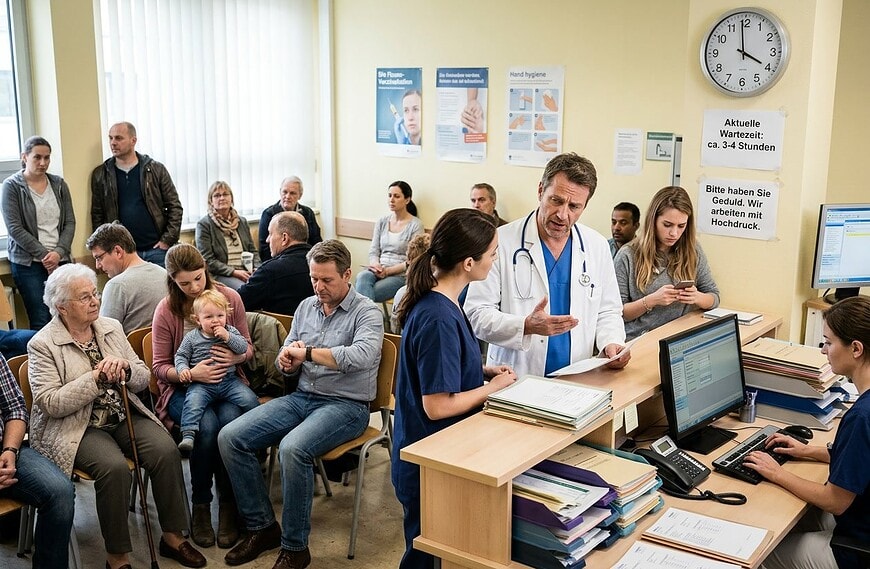 Krankes System: Wartelisten, Ärztemangel, Bürokratie